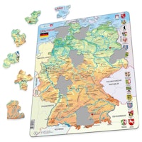 Lernpuzzle Deutschland Karte für Kinder ab 6 Jahre