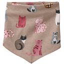 Vorschaubild Wende Dreiecktuch Katzen beige