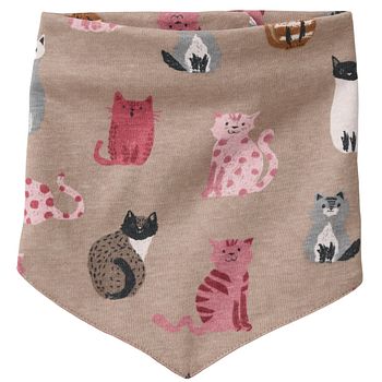 Wende Dreiecktuch Katzen beige