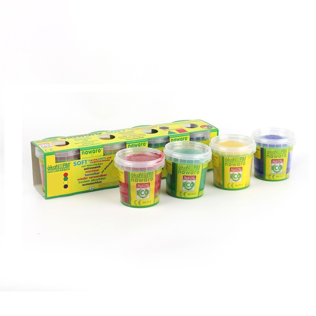 Soft-Knete nawaro 4er Set