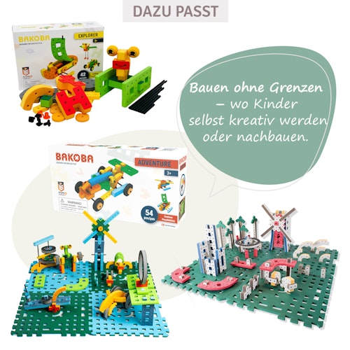 Kreatives Bauset aus Schaumstoff 42 Teile - Explorer