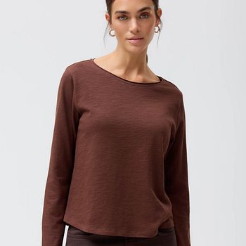 Langarmshirt People Wear Organic Bio-Baumwolle Motiv