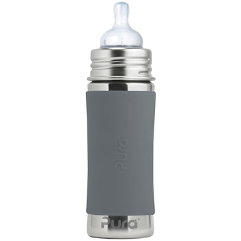 Pura kiki Babyflasche mitwachsend ab 3 Monate schiefer
