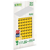 Bauplatte für Stecksteine – Basisplatte gelb 12,5x25 cm