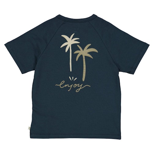 Lässiges T-Shirt großer Rückenprint