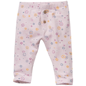 Elastische Leggings Erdbeeren rosa