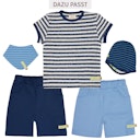 Vorschaubild Leichtes Leinen Shirt kurzarm Streifen