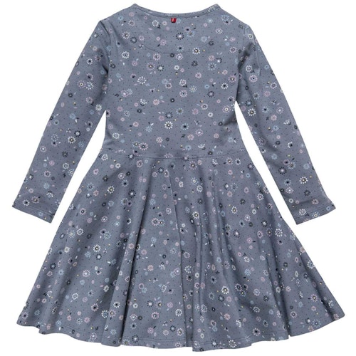 Langarm Flatterkleid Herbstblumen