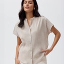 Vorschaubild Damen Kurzarm-Bluse weiß