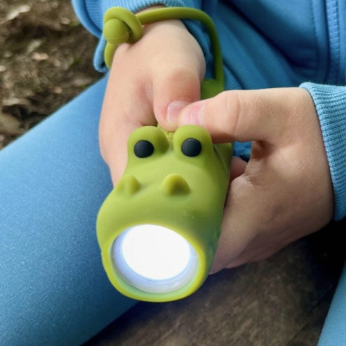 LED Taschenlampe mit Akku Krokodil