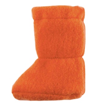 Bio Baby Füsslinge warm in terracotta