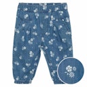 Vorschaubild Leichte Babyhose Chambray Blumen
