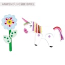 Vorschaubild Bastelkoffer groß pink 800 Teile ab 5 Jahren