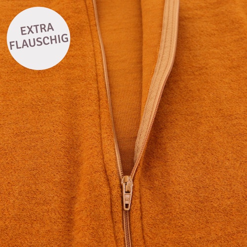 Babyschlafsack Wollplüsch langarm