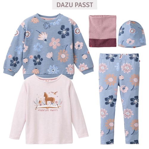 Weiches Sweatshirt Blumen