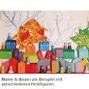 Vorschaubild 15 kleine Häuser handbemalt