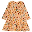 Vorschaubild Jersey Kleid Herbstblätter