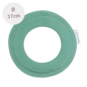 Kleiner super weicher Wurfring LOOP Frisbee distel-grün