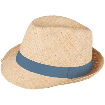 Kinder Strohhut stormy blue