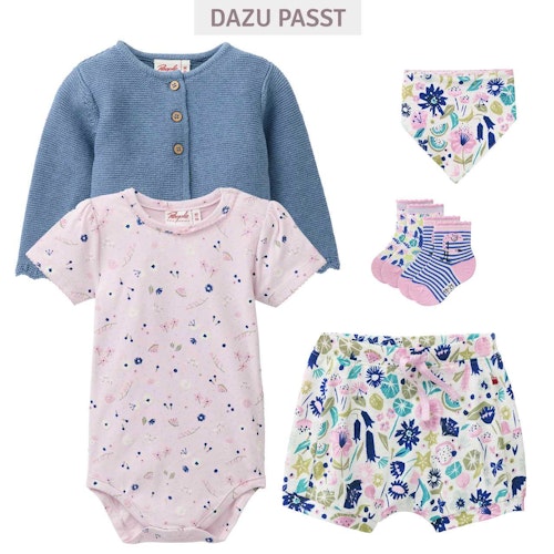 Leichte Shorts tropische Blüten