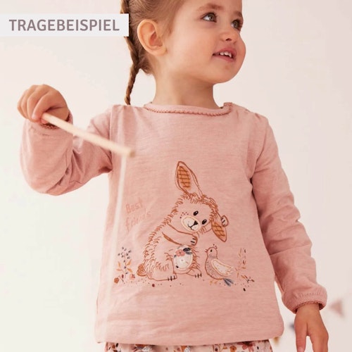 Süßes Langarmshirt Frühlingsprint