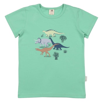 Shirt kurzarm Dinosaurier grün