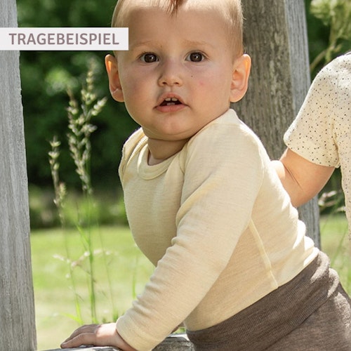 Baby Body langarm aus Wolle