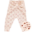 Vorschaubild Edle Krabbelhose Schleife Blumen