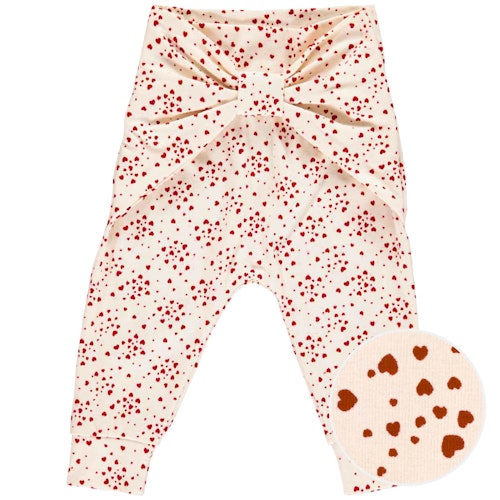 Edle Krabbelhose Schleife Blumen