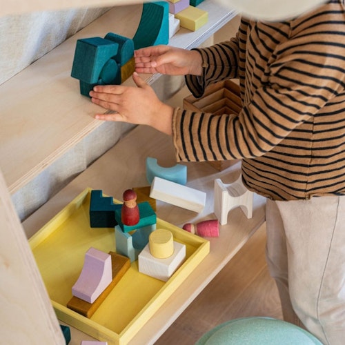 Kleiner Baukasten Movement 31 Elemente im Rahmen