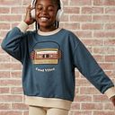 Vorschaubild Pullover beige Wikinger Print