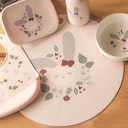 Vorschaubild Tischset Silikon Hase rosa