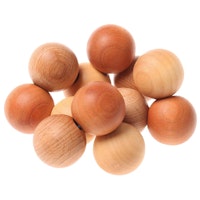 Holz Babyspielzeug Kugelgreifling natur