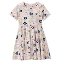 Vorschaubild Kurzarm Flatterkleid geblümt