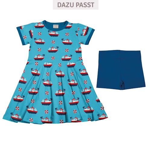 Flatterkleid kurzarm mit Alloverprint 