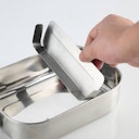 Vorschaubild Edelstahl Brotdose auslaufsicher & flexibel teilbar - 1400ml