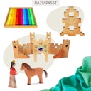 Vorschaubild 8 Treppenklötze natur Teile lose