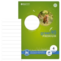 Staufen Green Schulheft liniert – Lineatur 4, DIN A4