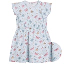 Vorschaubild Sommer Kleid Rüschen Schmetterlinge