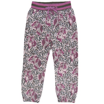 Leichte, lockere Jersey Hose Leoparden rosa
