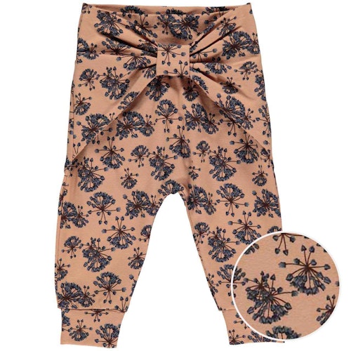 Edle Krabbelhose Schleife Blumen
