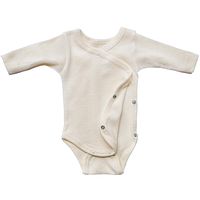 Wickelbody Engel Natur Wolle/Seide langarm