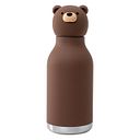 Vorschaubild Bestie Bottle Edelstahltrinkflasche mit Trinkhalm Braunbär 460 ml