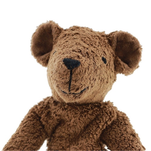 Senger Tierpuppen Bär Mucki dunkelbraun - hochwertig & liebenswert 30 cm