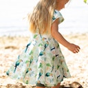 Vorschaubild Flatterkleid kurzarm