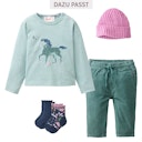 Vorschaubild Süßes Langarmshirt Frühlingsprint