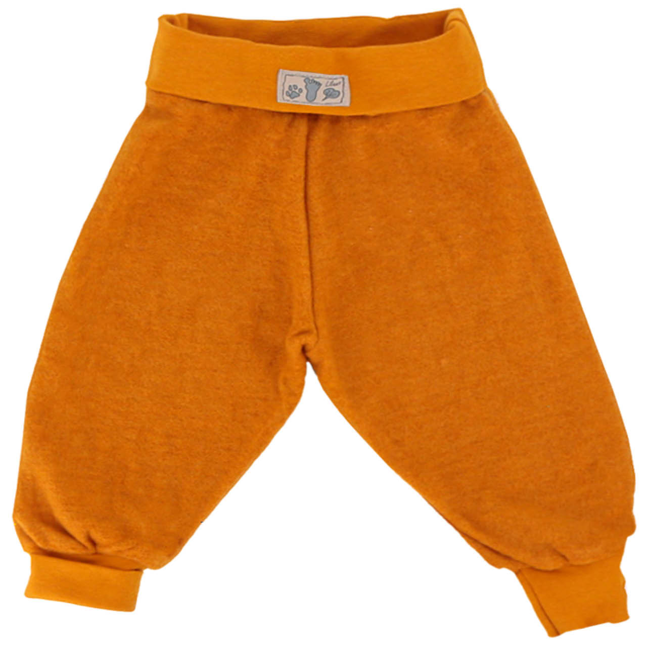 Babyhose Wollplüsch breite Bündchen