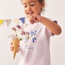 Vorschaubild Weiches T-Shirt Blumenprint