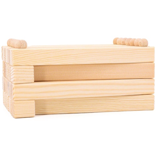 Tiergehege Holz Zaun zusammenklappbar 200 cm