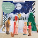 Vorschaubild St. Nikolaus mit Stab Holzfigur 20 cm